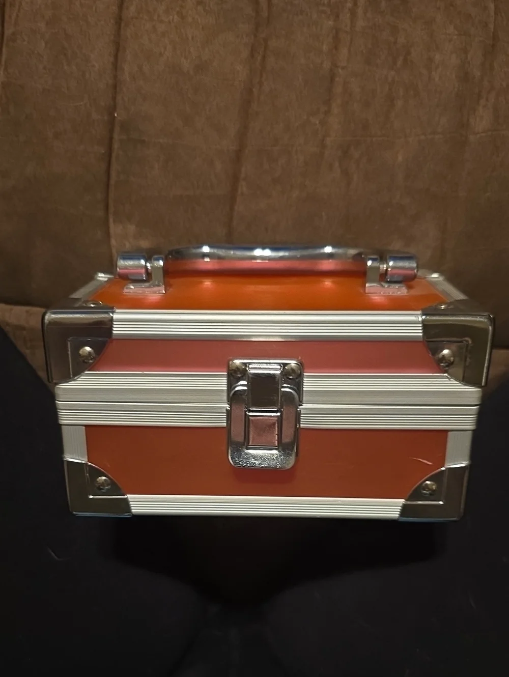 Compact Pink Aluminum Trim Case